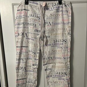 Victoria's Secret LIghtweight Cotton Pajama Pants WOMEN'S LARGE **NWT**